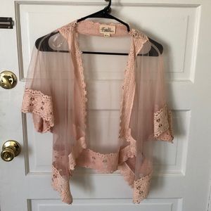 Beautiful blush pink kimono